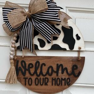 Farm house Welcome Sign
